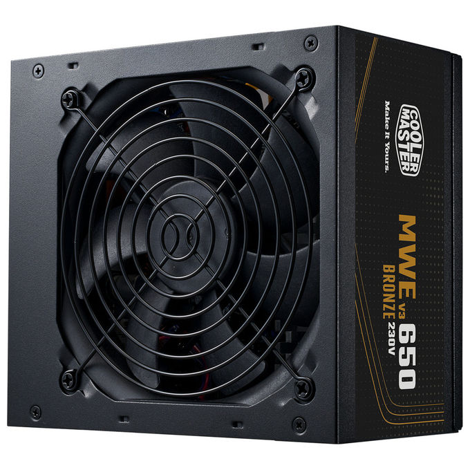 Image of Cooler Master MWE Bronze 650W V3 Alimentatore ATX 80 PLUS Bronze Non Modulare Nero