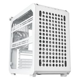 Qube 500 Flatpack White Middle Tower Vetro Temperato No-Power minITX/mATX/ATX/E-ATX
