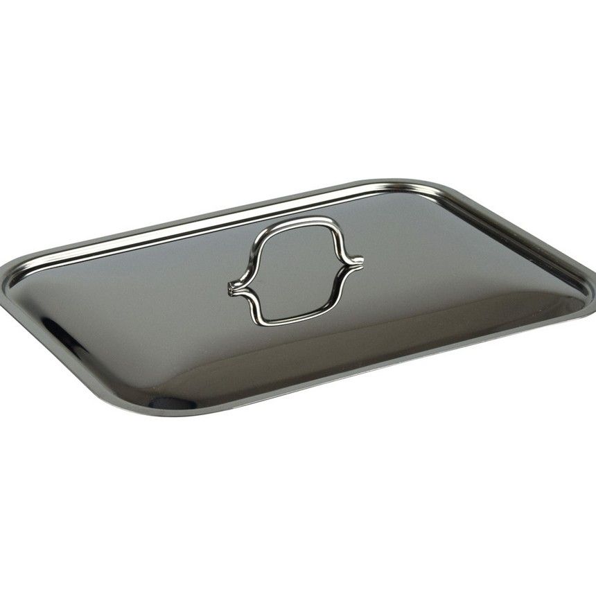 COPERCHIO RETTANGOLARE INOX CM.35