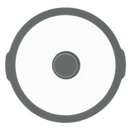 Coperchio Universale in Vetro con Bordo in Silicone 22 cm