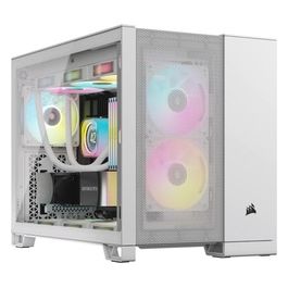 Corsair 2500D Airflow White Micro-ATX Vetro Temperato No-Power minITX/mATX