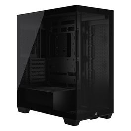 3500X Black Middle Tower Vetro Temperato No-Power minITX/mATX/ATX/E-ATX