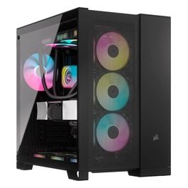 6500D Airflow Black Middle Tower Vetro Temperato No-Power minITX/mATX/ATX/E-ATX