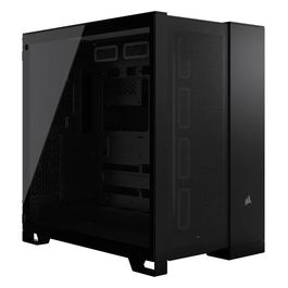 6500X Black Middle Tower Vetro Temperato No-Power minITX/mATX/ATX/E-ATX