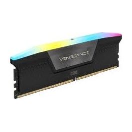 VENGEANCE RGB DDR5 RAM 32GB (2x16GB) 5600MHz CL36 Intel XMP Compatibile iCUE Memoria per Computer - Nero (CMH32GX5M2B5600C36K)
