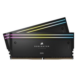 DOMINATOR TITANIUM RGB DDR5 RAM 32GB (2x16GB) DDR5 7200MHz CL34 Intel XMP iCUE Compatibile Per Computer - Nero (CMP32GX5M2X7200C34)