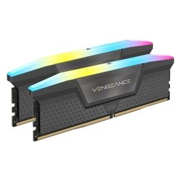 Corsair ENGEANCE RGB DDR5 RAM 64GB (2x32GB) 6000MHz CL30 AMD EXPO Compatibile iCUE Memoria per Computer - Grigio (CMH64GX5M2B6000Z30)