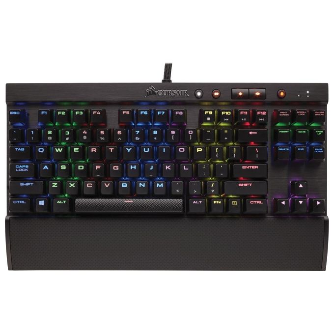 Corsair Gaming K65 RGB RAPIDFIRE Mechanical Keyboard, Cherry MX Speed RGB Layout ITA