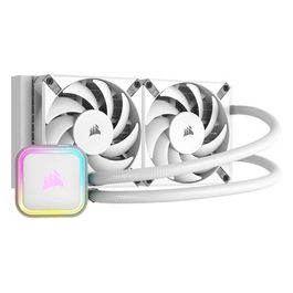 H100i RGB ELITE Raffreddatore per CPU a Liquido - AIO da 240 mm - Ventole PWM AF120 ELITE - Prese Intel® LGA 1700 1200 2066 AMD® AM5 e AM4 - Bianco