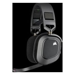 Corsair HS80 RGB WIRELESS Gaming Headset Premium con Audio Dolby Atmos Bassa Latenza Microfono Omnidirezionale Carbon