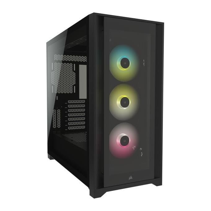 Corsair iCUE 5000X Middle Tower Vetro Temperato No-Power minITX/mATX/ATX
