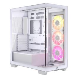 iCUE LINK 3500X RGB White Middle Tower Vetro Temperato No-Power minITX/mATX/ATX/E-ATX