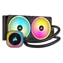 iCUE Link H115i RGB Dissipatore a Liquido per CPU - AIO da 280 mm - Ventole RGB QX140 - Compatibile con Intel LGA 1700 AMD AM5 - Hub di Sistema iCUE Link Incluso - Nero