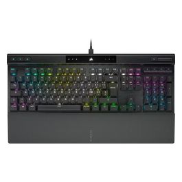 Corsair K70 PRO RGB Tastiera Gaming Opto-Meccanic - Switch Lineare OPX Keycap in Policarbonato Hyperpolling a 8.000 Hz Morbido Poggiapolsi Magnetico - Layout IT QWERTY - Nero