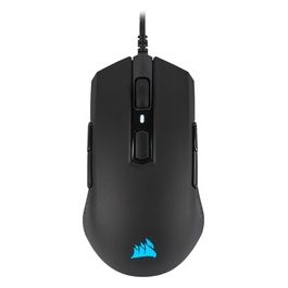 M55 PRO RGB, Ambidestri Mouse Gaming Ottico, 12400 DPI Ottico Retroilluminazione LED RGB, Nero