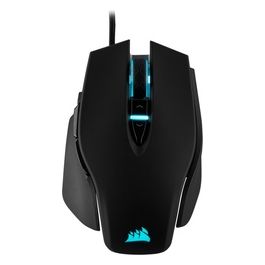 Corsair M65 ELITE RGB Ottico FPS Mouse Gaming 18000 DPI Ottico Sensore Retroilluminazione a RGB Led Sistema di Regolazione del Peso Nero