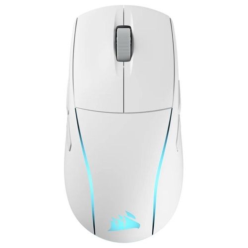 M75 WIRELESS RGB Mouse da Gioco FPS Leggero 26.000 DPI Pulsanti Laterali Intercambiabili Compatibile con iCUE PC White