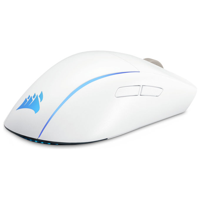 Corsair, Mouse Gaming Wireless, M75 Apple Edition, Bianco Ghiaccio, Ambidestro