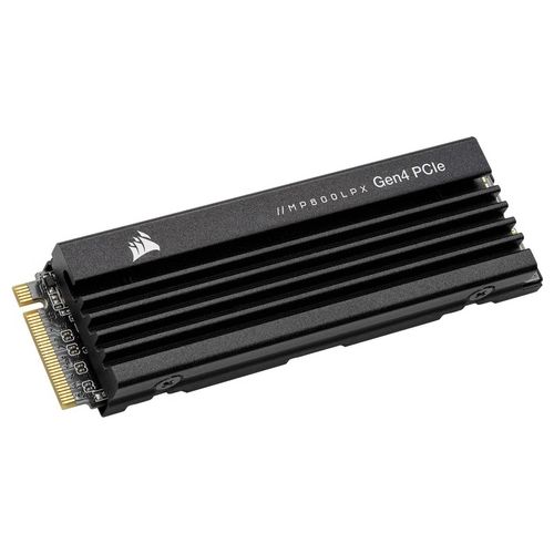 Corsair MP600 PRO LPX 2TB M.2 PCIe NVMe Gen4 x 4 SSD ottimizzata per PS5 (Fino a 7.100 MB/s in Lettura Sequenziale e 6.800 MB/s in Scrittura Sequenziale TLC NAND 3D ad alta densità) Nero