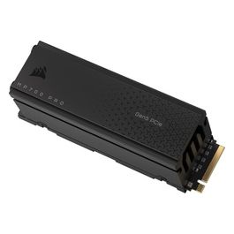 Corsair MP700 PRO con Raffreddatore ad Aria 1TB M.2 PCIe Gen5 x4 NVMe 2.0 SSD - M.2 2280 - Fino a 11.700MB/sec in Lettura Sequenziale - NAND TLC ad Alta Densità - Nero