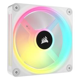 Corsair QX RGB Serie iCUE LINK QX120 RGB Bianco Ventola a Cupola Magnetica da 120mm Starter Kit