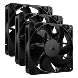 RS120, Ventola per PC 12 cm, Nero, confezione da 3
