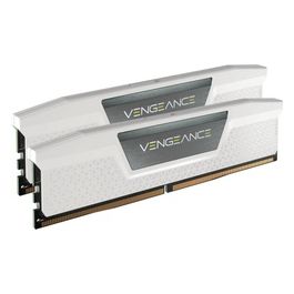 VENGEANCE RGB DDR5 RAM 32GB (2x16GB) 5600MHz CL40 Intel XMP Memoria per Computer Compatibile iCUE - Bianco (CMH32GX5M2B5600C40W)