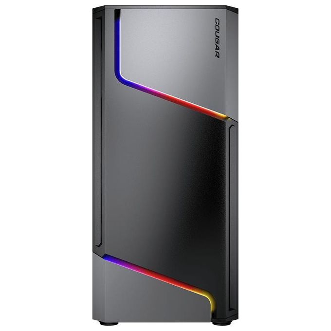 Image of Cougar Cabinet atx midi Tower Cougar Mx360 rgb Gaming nero 210x460x378mm 7slot 2x3,5' 2x2,5' Vetro 1xfanrgb