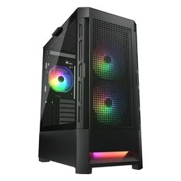 Cabinet atx midi Tower Duoface rgb nero 230x491x386mm 73slot 2x3,5' 3x2,5' Vetro 2xusb3.0 3xfanrgb