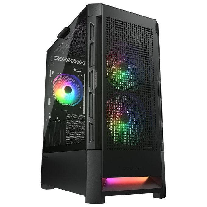 Cougar Cabinet atx midi Tower Cougar Duoface rgb nero 230x491x386mm 73slot 2x3,5' 3x2,5' Vetro 2xusb3.0 3xfanrgb