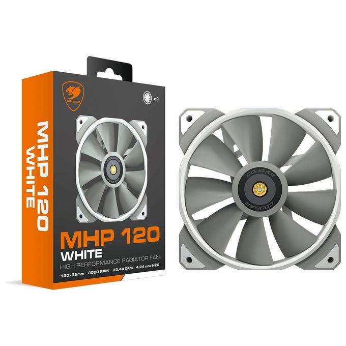 COUGAR VENTOLA CABINET MHP 120 WHITE FAN 120X120X25