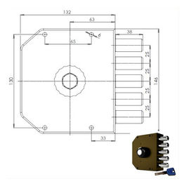 Cr Serratura Sicurezza Semplice Dx Pompa 3000 Mc