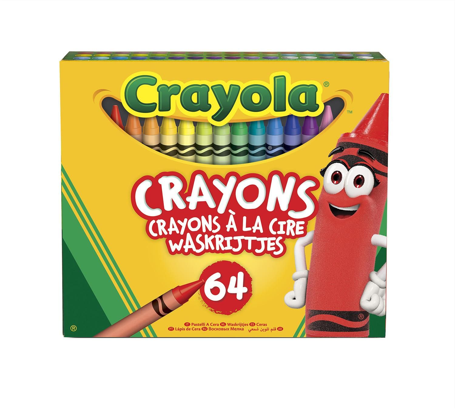 Confezione 64 pastelli a cera Crayola