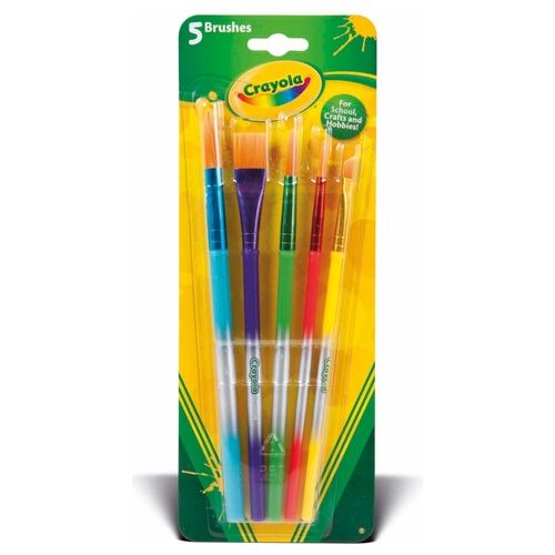 Crayola Confezione da 5 Pennelli Assortiti