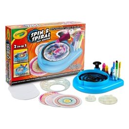 Spin e Spiral Art Station Set per Creare Mandala e Vortici di Colore con Pennarelli e Inchiostri Colorati
