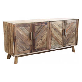 Credenza Roland per Casa e Arredamento Salotto e Soggiorno Argento in Design Moderno e Funzionale