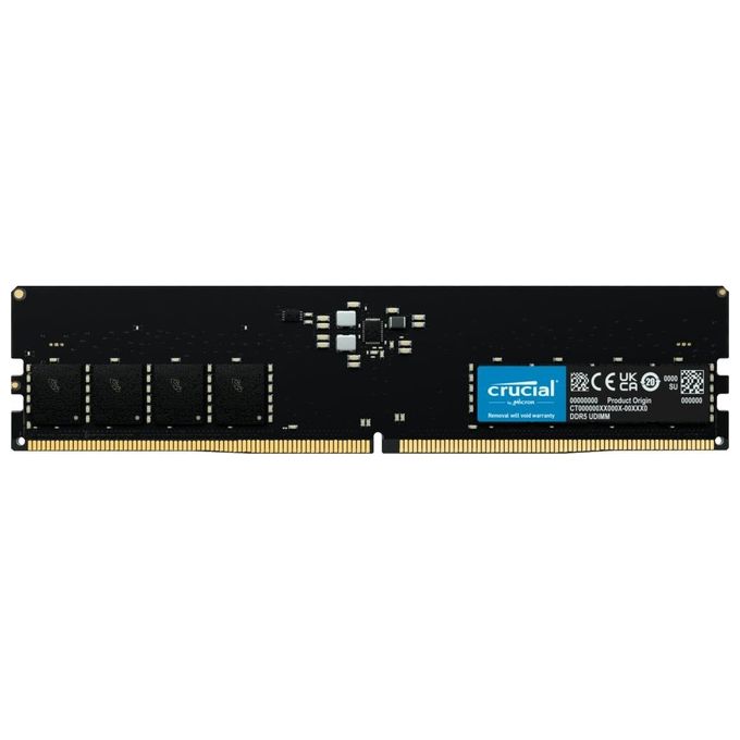 Crucial CT16G48C40U5 Memoria Ram 16Gb DDR5 4800 MHz Data Integrity Check