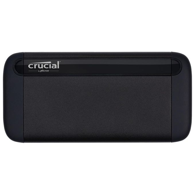 Crucial CT2000X8SSD9 X8 2TB Portable SSD Fino a 1050MB/s USB 3.2 Unità a Stato Solido Esterno USB-C USB-A