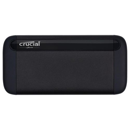 Crucial CT2000X8SSD9 X8 2TB Portable SSD Fino a 1050MB/s USB 3.2 Unità a Stato Solido Esterno USB-C USB-A