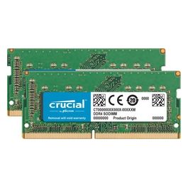 CT2K32G4S266M Memoria Ram 64Gb DDR4 2666 MT/s Set 32GBx2 SODIMM 260pin per Mac