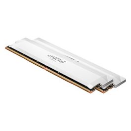 Crucial Pro DDR5-6000 Set Memoria Ram 32Gb 2x16Gb UDIMM Bianco Overclocking