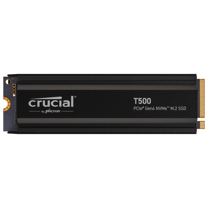 Crucial T500 SSD 1Tb Interno PCIe 4.0 NVMe Dissipatore Integrato