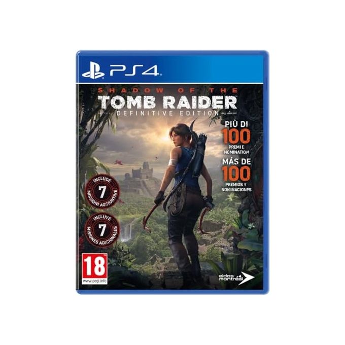 Crystal Dynamics Videogioco Shadow Of The Tomb Raider Definitive Edition per PlayStation 4
