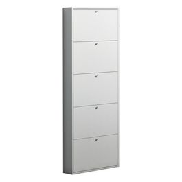 Mobili 85 50 22 Scarpiera Slim 5 Ante Bianco