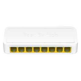 FS108D Switch Fast Ethernet 8 porte 10/100 Mbit/s Desktop Bianco per Rete LAN