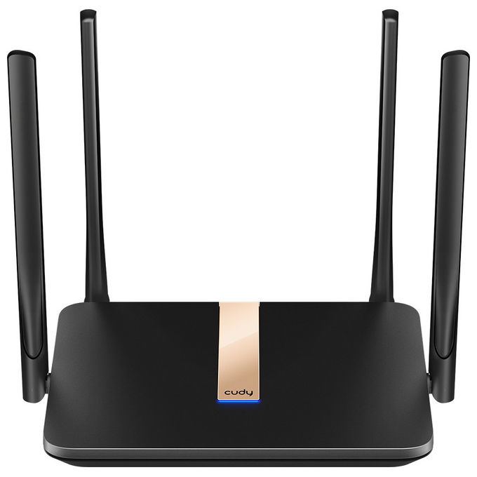 Cudy LT500D Router 4G LTE Wi-Fi Dual-band 867 Mbit-s 4 Porte Ethernet Nero VPN