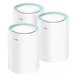 M1300 Sistema Mesh WiFi 5 Dual-band 3 Pack Bianco per 100 Dispositivi Router