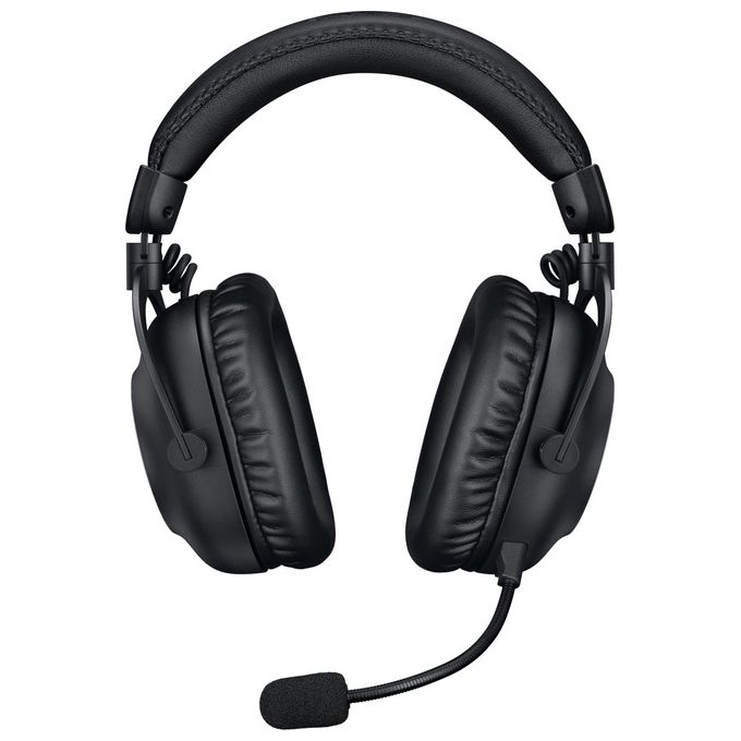 Logitech 5099206129429 PRO X 2 LSPEED Cuffie da Gioco Wireless e Bluetooth con Microfono Boom Circumaurali in Grafene Noise Cancelling 50 h di Autonomia colore Nero
