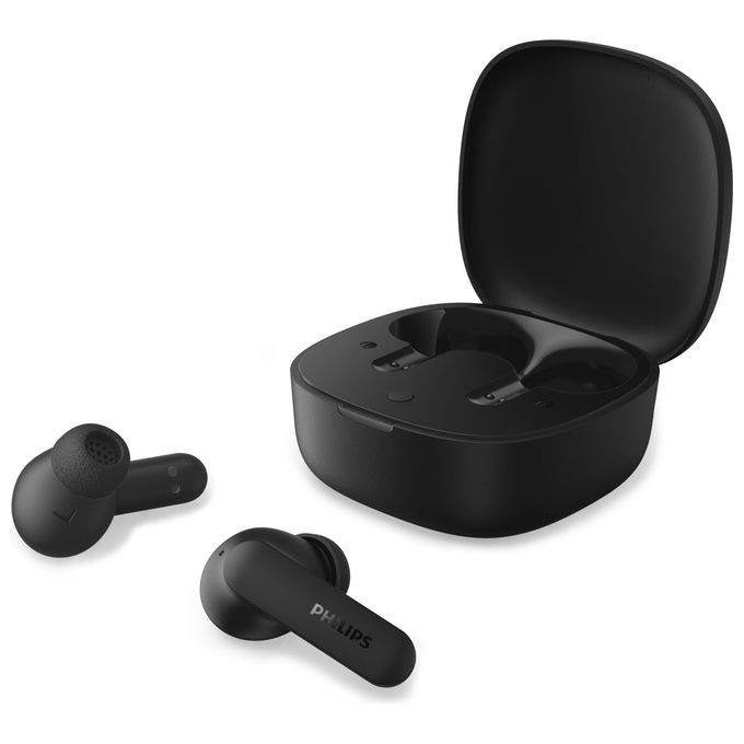 Philips TAT2100 Auricolari True Wireless In-Ear Bluetooth 6.0 IPX4 Autonomia 28h Controllo Touch colore Nero
