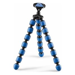 Cullmann Alpha 380 Mobile Flessibile Mini Treppiede con Supporto per Smartphone Blu